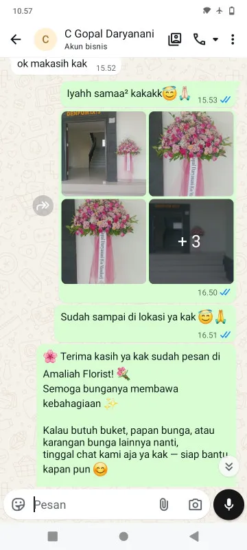 Pengiriman Karangan Bunga Segeran Kidul Juntinyuat